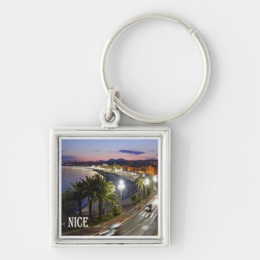 zFR085 NICE NIZZA Französische Riviera, Frankreich Schlüsselanhänger (Vorne)