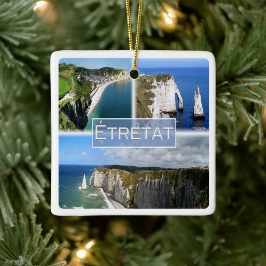 zFR101 ETRETAT Normandie, Keramikornament (Baum)