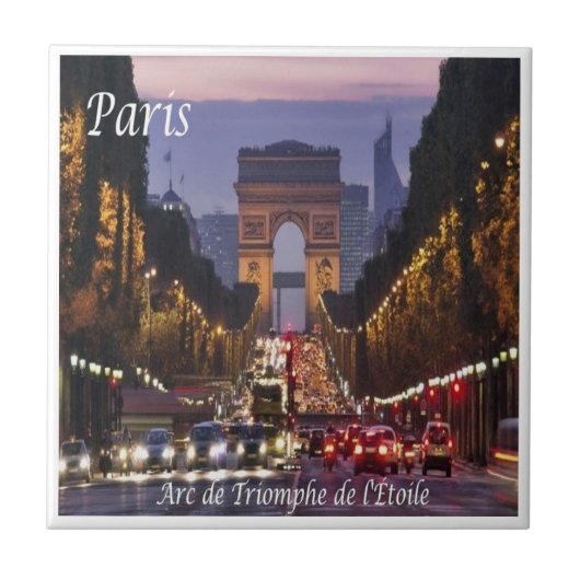zFR104 PARIS Arc de Triomphe de l'Étoile, Fliese (Vorderseite)