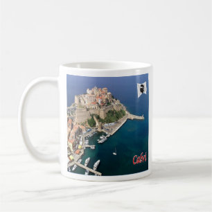 zFR121 CALVI panorama, Korsika, Kaffeetasse
