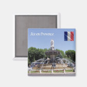 zFR141 AIX EN PROVENCE, Frankreich, Kühlschrank Magnet (Vorderseite/Rückseite)