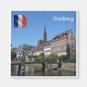 zFR142 STRASBOURG, Frankreich, Kühlschrankmagnet