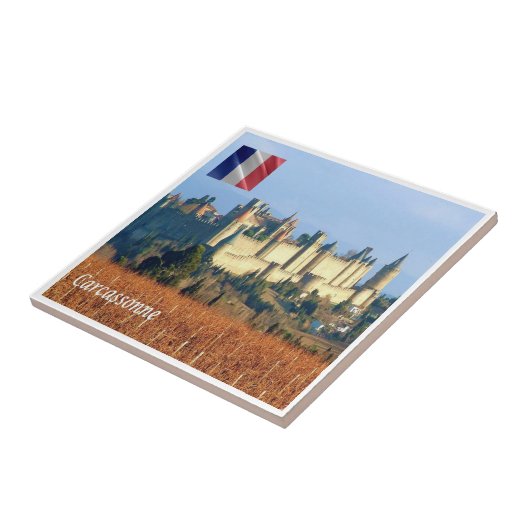 zFR143 CARCASSONNE, Frankreich, Fliese (Seite)