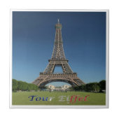 zFR150 EIFFEL TOWER, Paris, Frankreich, Fliese (Vorderseite)