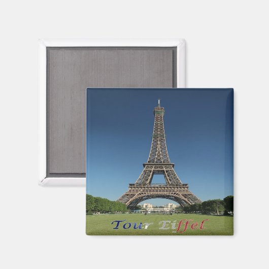zFR150 EIFFEL TOWER, Paris, Frankreich, Kühlschran Magnet (Vorderseite/Rückseite)