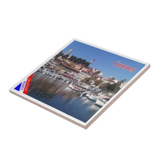 zFR151 CANNES, Côte d'Azur, Frankreich, Fliese (Seite)