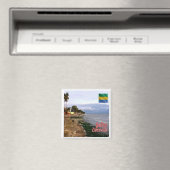 zGA005 LIBREVILLE, Gabun, Afrika, Kühlschrank Magnet (In Situ (Geschirrspüler))
