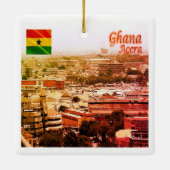 zGH003 ACCRA North, Ghana, Afrika, Keramikornament (Rückseite)