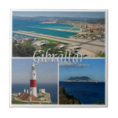 zGI003 GIBRALTAR Der Leuchtturm, Europa, Fliese (Vorderseite)