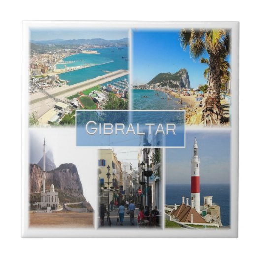zGI004 GIBRALTAR, Europa, Fliese (Vorderseite)