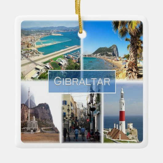 zGI004 GIBRALTAR, Europa, Keramikornament (Vorderseite)