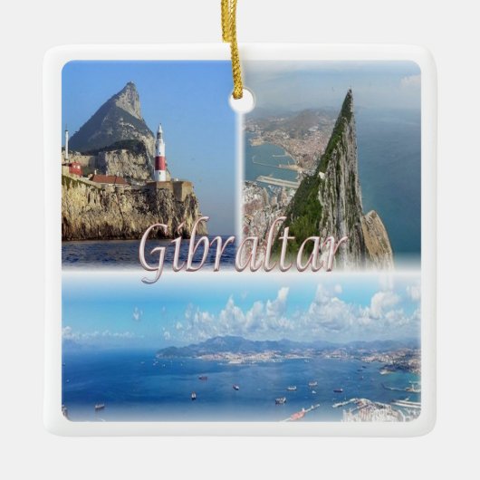 zGI005 GIBRALTAR, Europa, Keramikornament (Vorderseite)