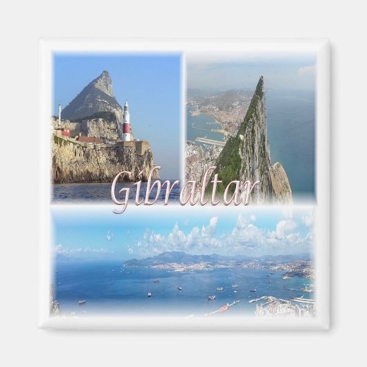 zGI005 GIBRALTAR, Europa, Kühlschrank Magnet (Vorne)