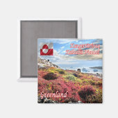 zGL005 SCORESBY SUND, Grönland, Amerika, Kühlschra Magnet (Vorderseite/Rückseite)
