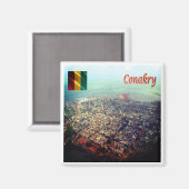 zGN003 CONAKRY, Guinea, Afrika, Kühlschrank Magnet (Vorderseite/Rückseite)