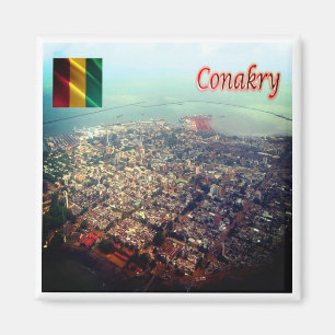 zGN003 CONAKRY, Guinea, Afrika, Kühlschrank Magnet