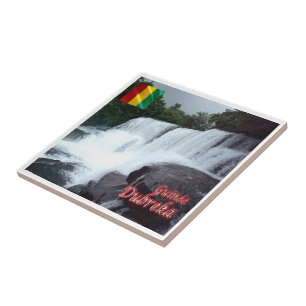 zGN005 DUBREKA FALLS, Guinea, Afrika, Fliese