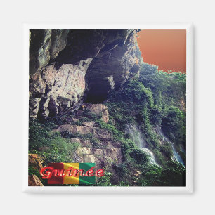 zGN006 GUINEA, Fouta Djalon Canyon, Afrika, Kühlsc Magnet