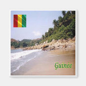 zGN008 GUINEA, Governor's Beach, Afrika, Kühlschra Magnet (Vorne)