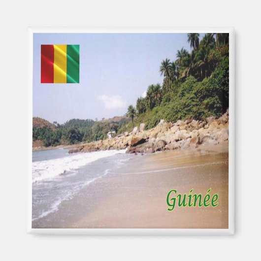 zGN008 GUINEA, Governor's Beach, Afrika, Kühlschra Magnet (Vorne)