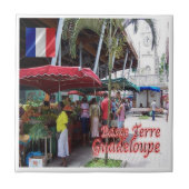 zGP007 GUADELOUPE, Basse-Terre Fliese (Vorderseite)