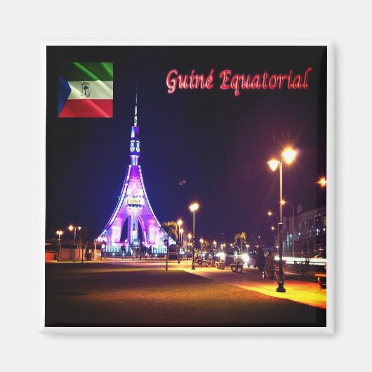 zGQ003 BATA, Afrika, Freedom Tower, Kühlschrank Magnet (Vorne)