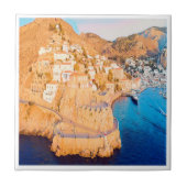 zGR003 HYDRA - Castle of Kavos - Greece - Fliese (Vorderseite)