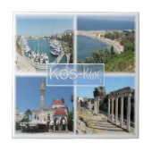 zGR020 Mosaik von KOS, Griechenland, Europa, Fliese (Vorderseite)