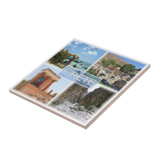 zGR021 Potpourri von CRETE, Griechenland, Fliese (Seite)