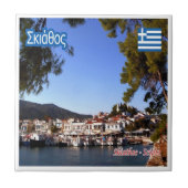 zGR030 SKIATHOS Griechenland, Fliese (Vorderseite)