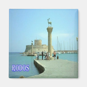 zGR036 RHODES, Griechenland, Kühlschrank Magnet