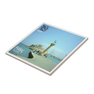 zGR038 RHODES, Griechenland Fliese