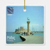 zGR038 RHODES, Griechenland Keramikornament (Rückseite)