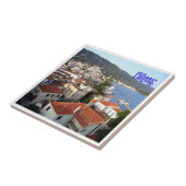 zGR043 PAROS Griechenland, Fliese (Seite)