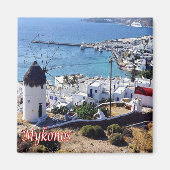 zGR049 MYKONOS - Panorama - Greece - Fridge Magnet (Vorne)
