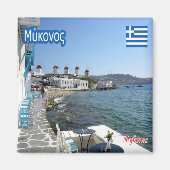 zGR050 MYKONOS - Greece - Fridge Magnet (Vorne)