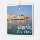 zGR062 CRETE CHANIA, Griechenland, Keramikornament (Links)