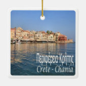 zGR062 CRETE CHANIA, Griechenland, Keramikornament (Rückseite)