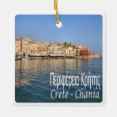 zGR062 CRETE CHANIA, Griechenland, Keramikornament (Vorderseite)