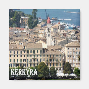 zGR064 CORFU Kerkyra, Griechenland, Kühlschrank Magnet