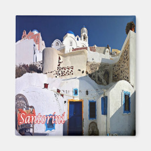 zGR071 SANTORINI Thera, Griechenland, Kühlschrank Magnet