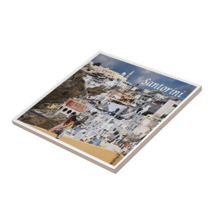 zGR075 SANTORINI Thera, Griechenland, Fliese