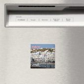 zGR104 MYKONOS - Panorama City - Greece - Fridge Magnet (In Situ (Geschirrspüler))