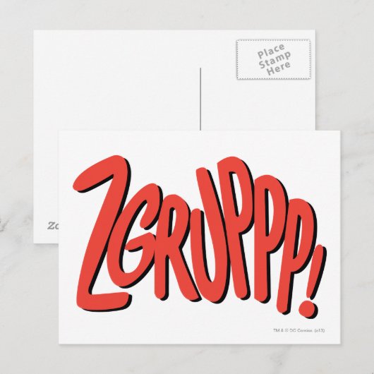 ZGRUPPP! POSTKARTE (Vorne/Hinten)