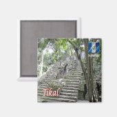 zGT012 TIKAL Nationalpark, Guatemala, Kühlschrank Magnet (Vorderseite/Rückseite)
