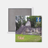 zGT013 TIKAL Nationalpark, Guatemala, Kühlschrank Magnet (Vorderseite/Rückseite)