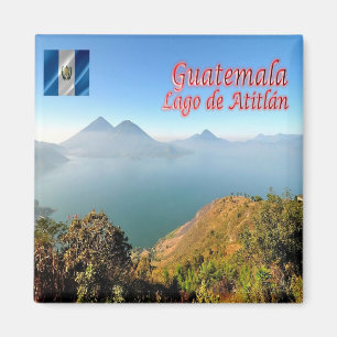 zGT019 GUATEMALA, Atitlan-See, Amerika, Kühlschran Magnet
