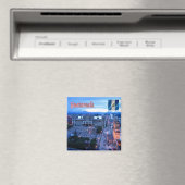 zGT024 GUATEMALA City, Central Park, Sunset, Kühls Magnet (In Situ (Geschirrspüler))