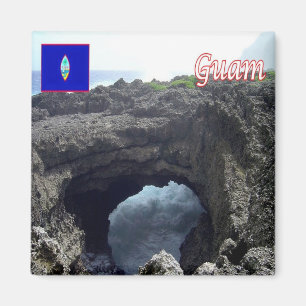 zGU0012 GUAM, Panorama, Ozeanien, Kühlschrank Magnet