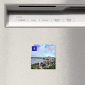 zGU013 GUAM, Panorama, Ozeanien, Kühlschrank Magnet (In Situ (Geschirrspüler))